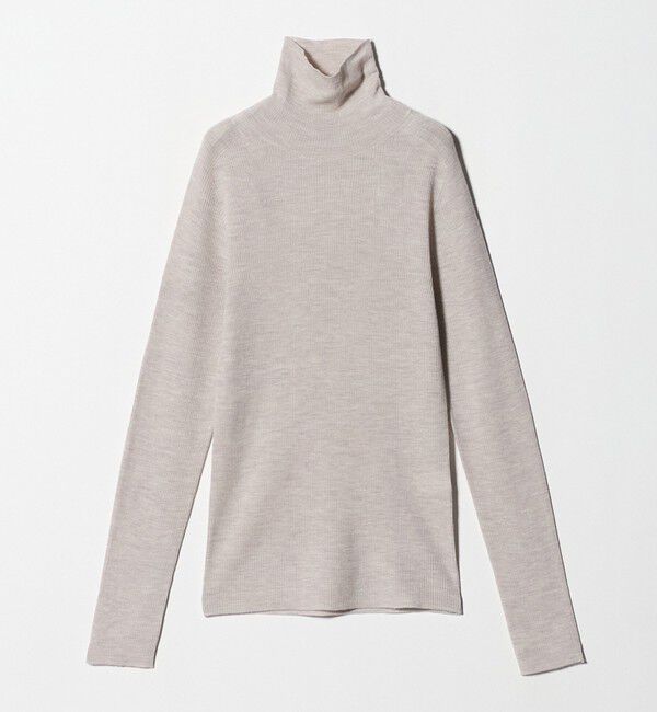 UNITED ARROWS green label relaxing「ウール シアー リブ タートルネック ニット ウォッシャブル」|ニット・セーター|