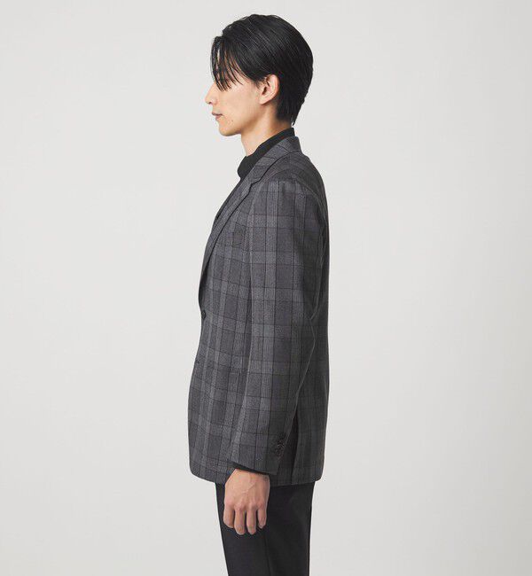 UNITED ARROWS green label relaxing「GLR CLOTH フラノ柄 2B RG ジャケット -ストレッチ-」|テーラードジャケット|
