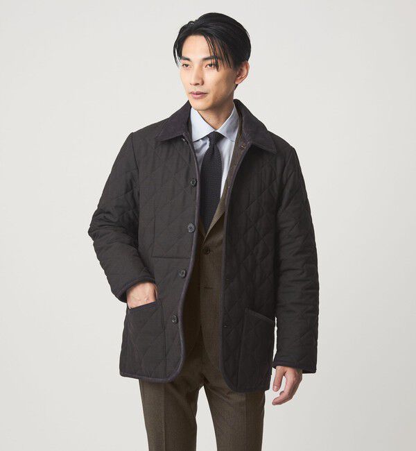 UNITED ARROWS green label relaxing「GLR CLOTH フラノ柄 2B RG ジャケット -ストレッチ-」|テーラードジャケット|