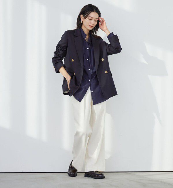 UNITED ARROWS green label relaxing「［size SHORTあり］Greed グリード ダブル ジャケット ウォッシャブル」|テーラードジャケット|