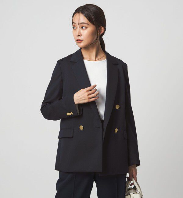 UNITED ARROWS green label relaxing「［size SHORTあり］Greed グリード ダブル ジャケット ウォッシャブル」|テーラードジャケット|