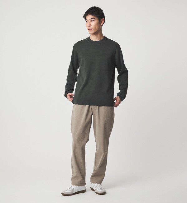 UNITED ARROWS green label relaxing「ウォッシャブル ウール ソウバリ クルーネック ニット」|ニット・セーター|