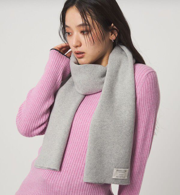 UNITED ARROWS green label relaxing「【別注】＜Johnstons of Elgin＞ニット マフラー」|ストール|