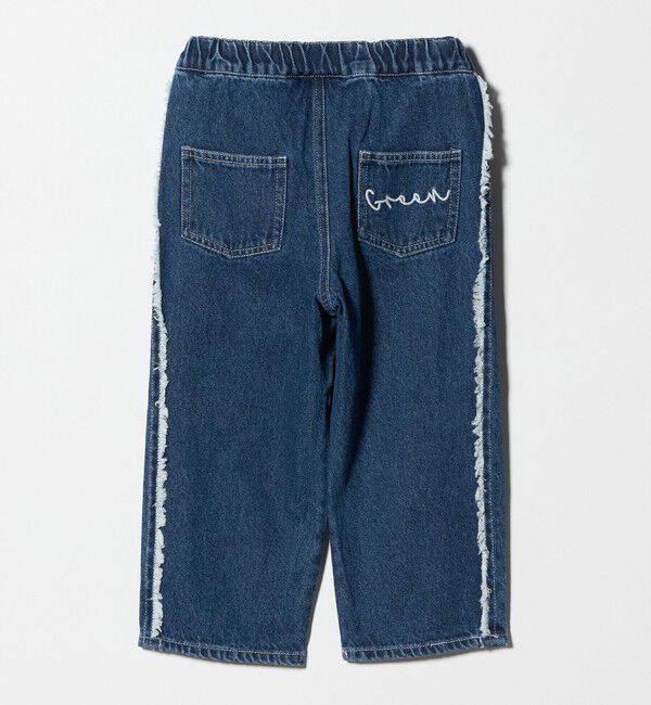UNITED ARROWS green label relaxing「フリンジデザイン デニム パンツ / キッズ  100cm-160cm」|デニム|