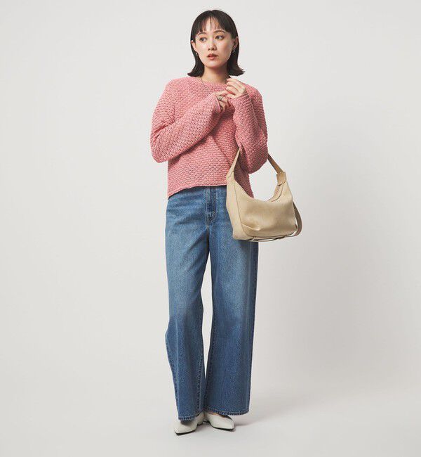 UNITED ARROWS green label relaxing「メッシュ ニット 2WAY プルオーバー ウォッシャブル」|ニット・セーター|