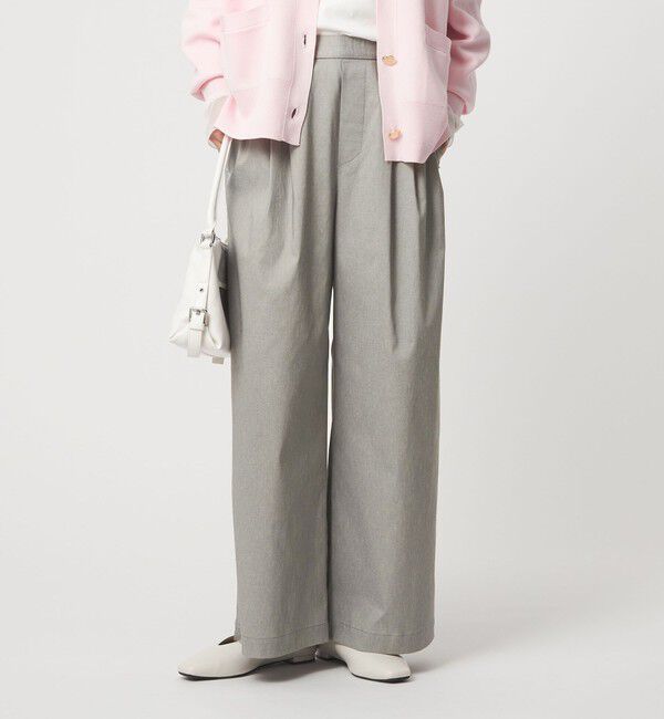 UNITED ARROWS green label relaxing「［size SHORT/TALLあり］オルマイ LI/MIX ワイド パンツ」|その他|LT.GRAY