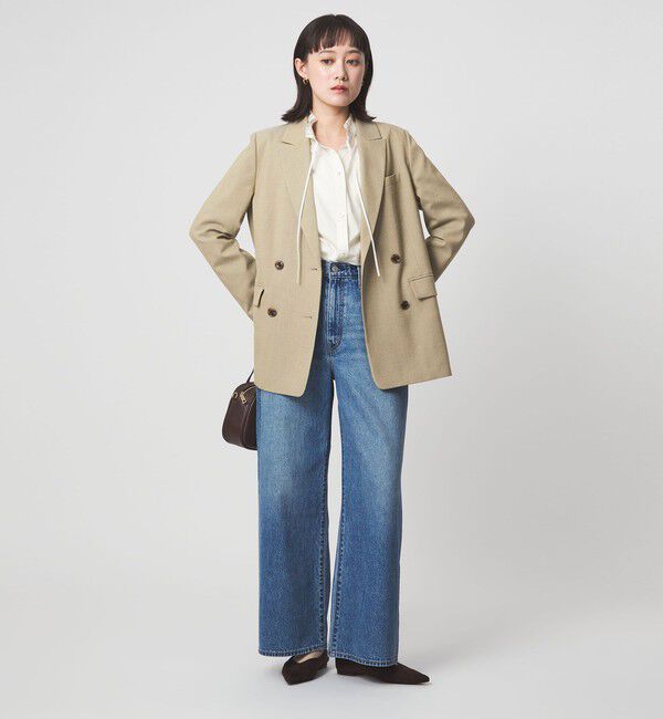 UNITED ARROWS green label relaxing「［size SHORTあり］ラミーブレンド ダブル ジャケット」|テーラードジャケット|