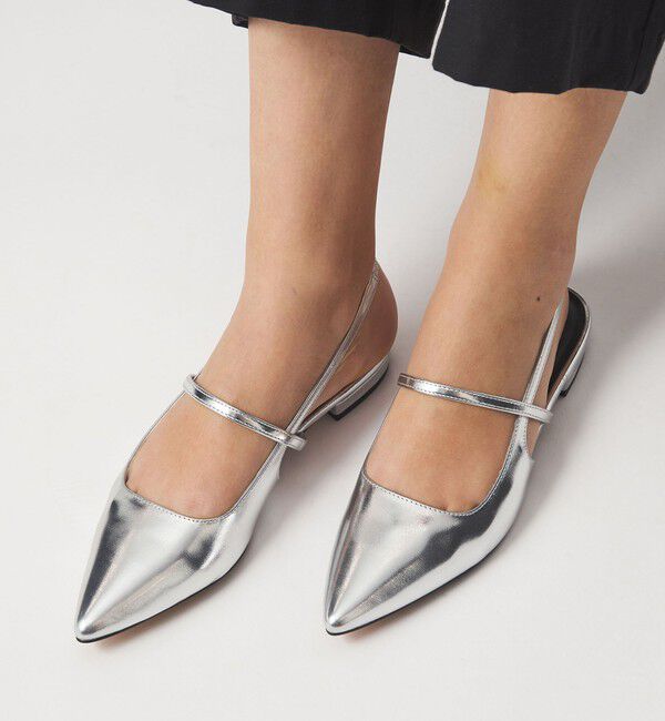 UNITED ARROWS green label relaxing「ポインテッド ストラップ シューズ」|パンプス|