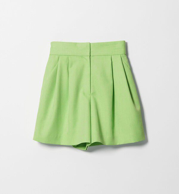 EMMEL REFINES「＜EMMEL REFINES＞EM 2タック コクーン ショートパンツ」|その他|LIME