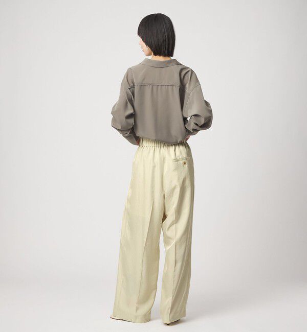 EMMEL REFINES「＜EMMEL REFINES＞EM LT/ツイル 2タック トロミパンツ」|チノ|