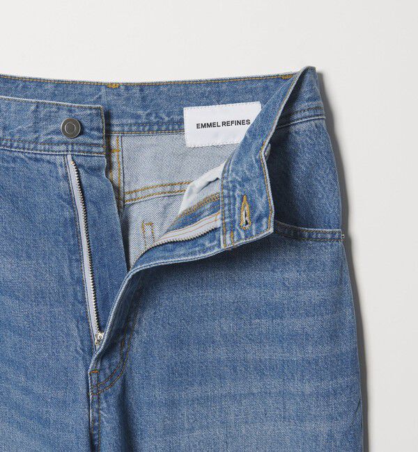 EMMEL REFINES「＜EMMEL REFINES＞EM ハイウエスト ワイド デニム」|チノ|