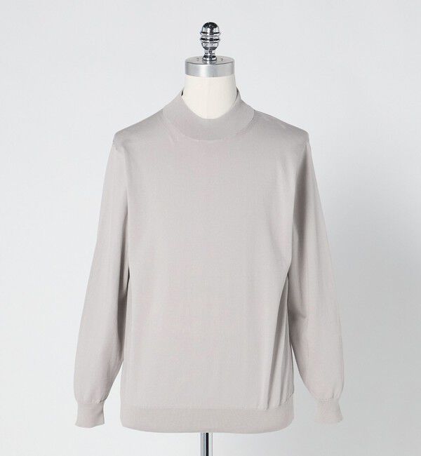 UNITED ARROWS green label relaxing「MTB コットン ハイゲージ モックネック ニット」|ニット・セーター|