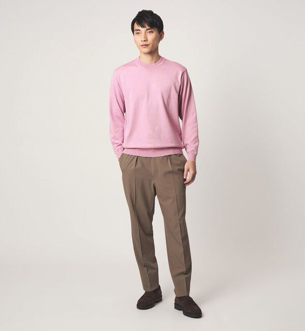 UNITED ARROWS green label relaxing「MTB コットン ハイゲージ クルーネック ニット」|ニット・セーター|