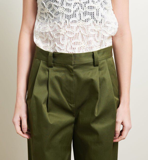 ATTISESSION「＜ATTISESSION＞ベルト 2タック ストレート パンツ」|その他|