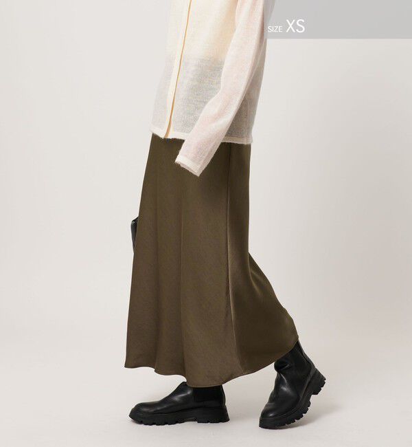 BEAUTY&YOUTH UNITED ARROWS「ポリエステルサテン マーメイドフレアスカート」|スカート|