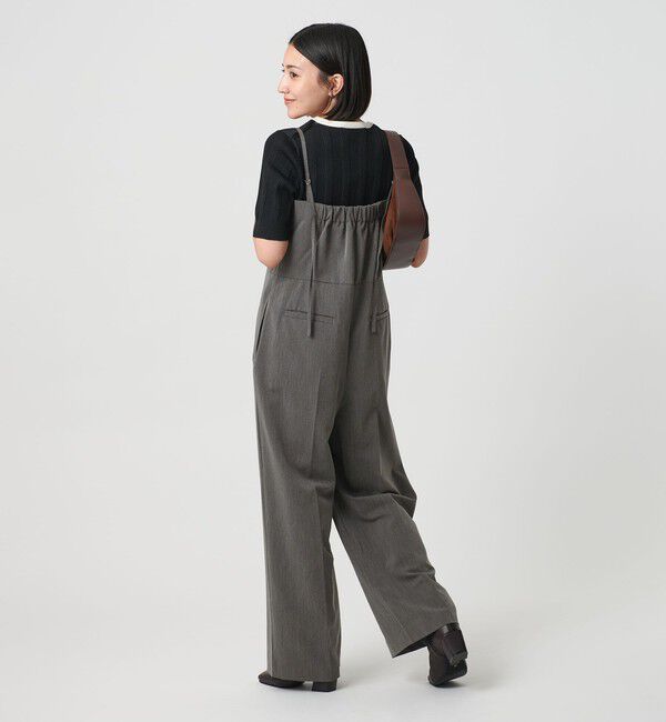 BEAUTY&YOUTH UNITED ARROWS「【WEB限定】ドレープツイルオールインワン ウォッシャブル」|オールインワン|