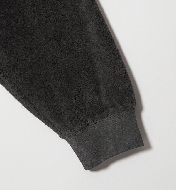 MONKEY TIME「オゾンウォッシュ ベロア バックジップ クルーネック」|Tシャツ・カットソー|