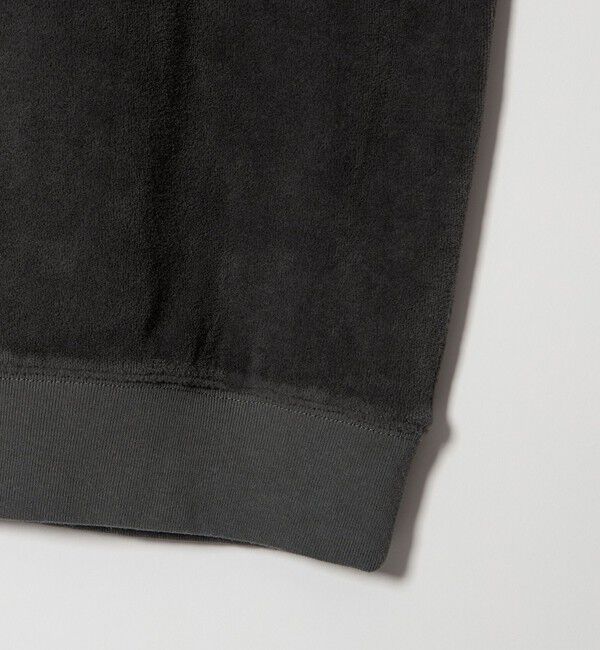 MONKEY TIME「オゾンウォッシュ ベロア バックジップ クルーネック」|Tシャツ・カットソー|