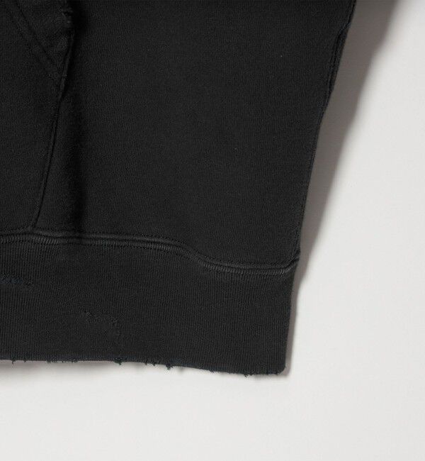 MONKEY TIME「フレンチテリー ディストレスト フルジップ フーディー」|カーディガン|