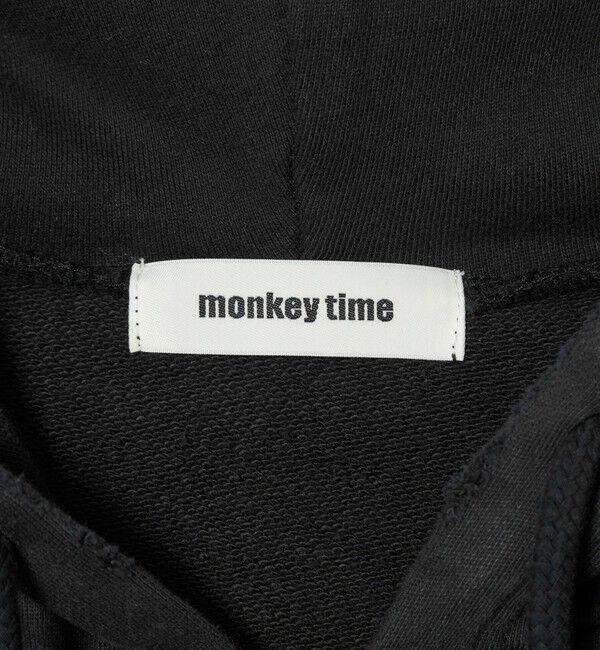 MONKEY TIME「フレンチテリー ディストレスト フルジップ フーディー」|カーディガン|