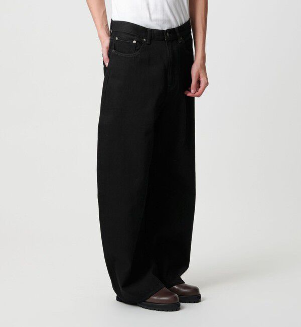 MONKEY TIME「デニム カーブ パンツ」|チノ|