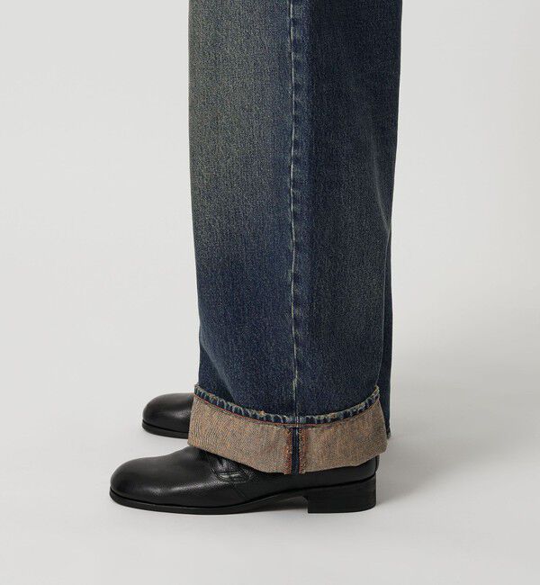 MONKEY TIME「デニム カーブ パンツ」|チノ|