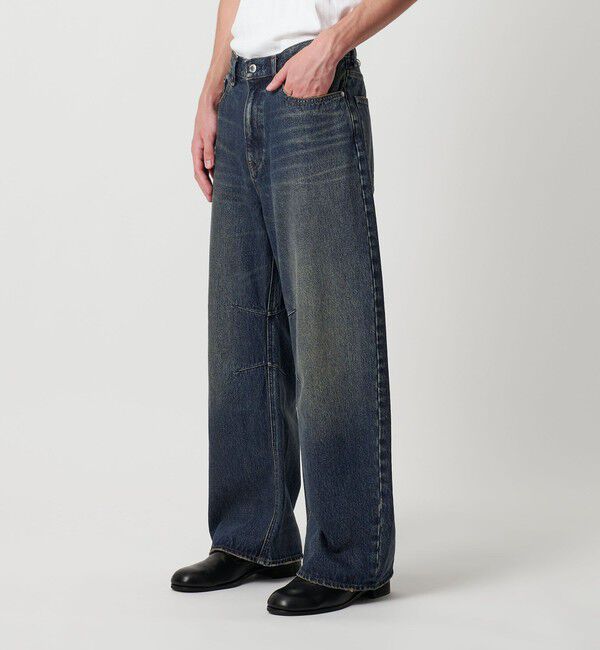 MONKEY TIME「デニム カーブ パンツ」|チノ|