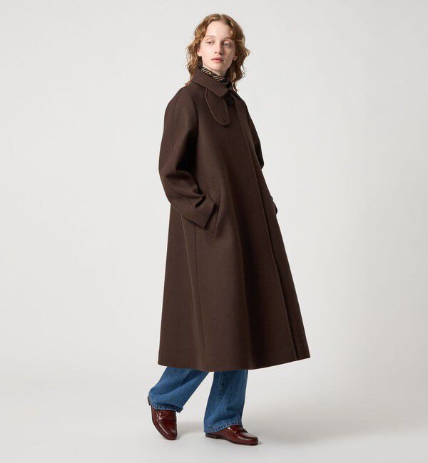 STEVEN ALAN「＜Steven Alan＞ウール カシミヤ テント ロング コート」|ステンカラーコート|