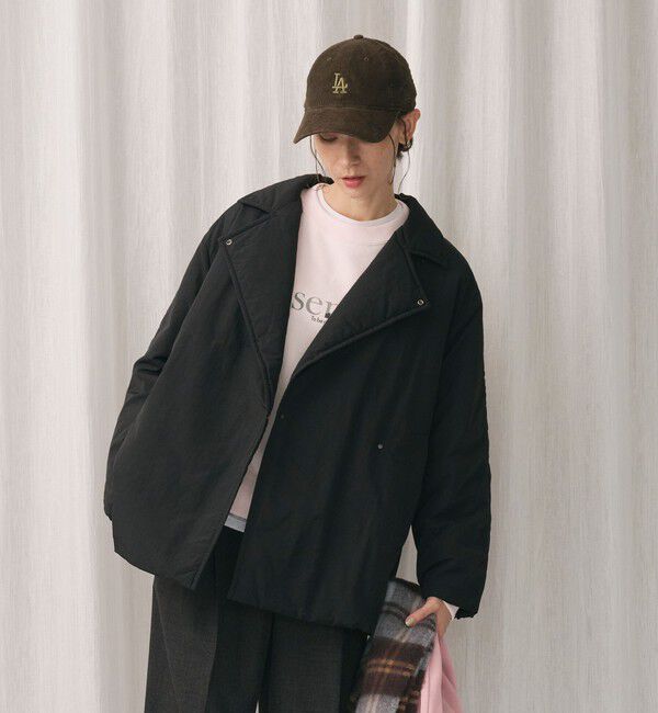 BEAUTY&YOUTH UNITED ARROWS「【WEB限定 Wardrobe DAILY MINIMAL】テーラード ナイロンパッファーブルゾン ウォッシャブル」|ブルゾン・スタジャン|