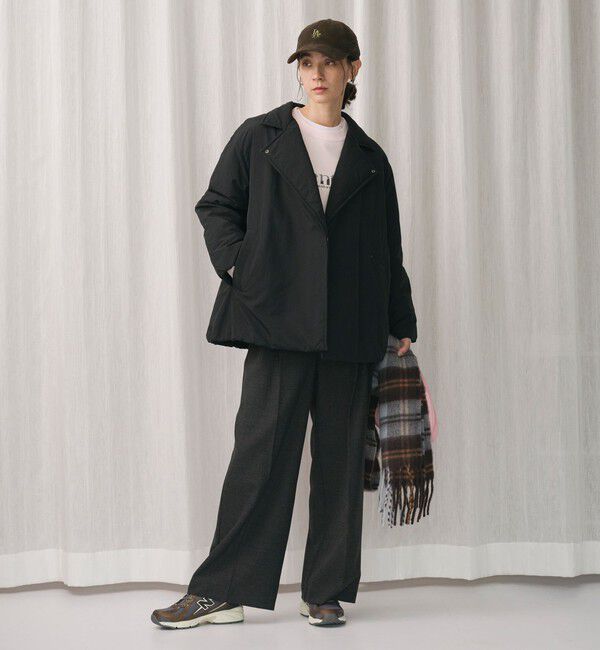BEAUTY&YOUTH UNITED ARROWS「【WEB限定 Wardrobe DAILY MINIMAL】テーラード ナイロンパッファーブルゾン ウォッシャブル」|ブルゾン・スタジャン|