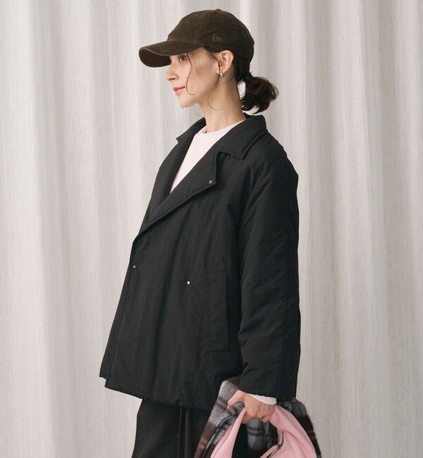 BEAUTY&YOUTH UNITED ARROWS「【WEB限定 Wardrobe DAILY MINIMAL】テーラード ナイロンパッファーブルゾン ウォッシャブル」|ブルゾン・スタジャン|