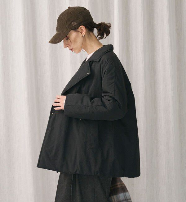 BEAUTY&YOUTH UNITED ARROWS「【WEB限定 Wardrobe DAILY MINIMAL】テーラード ナイロンパッファーブルゾン ウォッシャブル」|ブルゾン・スタジャン|