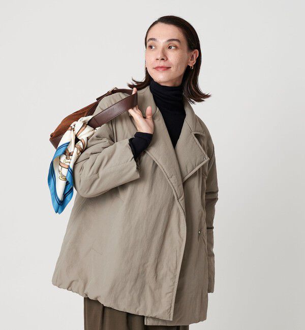 BEAUTY&YOUTH UNITED ARROWS「【WEB限定 Wardrobe DAILY MINIMAL】テーラード ナイロンパッファーブルゾン ウォッシャブル」|ブルゾン・スタジャン|MOCA