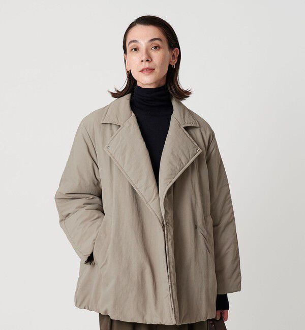 BEAUTY&YOUTH UNITED ARROWS「【WEB限定 Wardrobe DAILY MINIMAL】テーラード ナイロンパッファーブルゾン ウォッシャブル」|ブルゾン・スタジャン|
