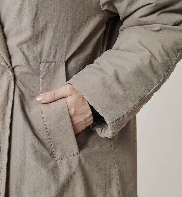 BEAUTY&YOUTH UNITED ARROWS「【WEB限定 Wardrobe DAILY MINIMAL】テーラード ナイロンパッファーブルゾン ウォッシャブル」|ブルゾン・スタジャン|