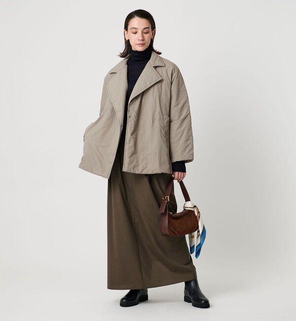 BEAUTY&YOUTH UNITED ARROWS「【WEB限定 Wardrobe DAILY MINIMAL】テーラード ナイロンパッファーブルゾン ウォッシャブル」|ブルゾン・スタジャン|