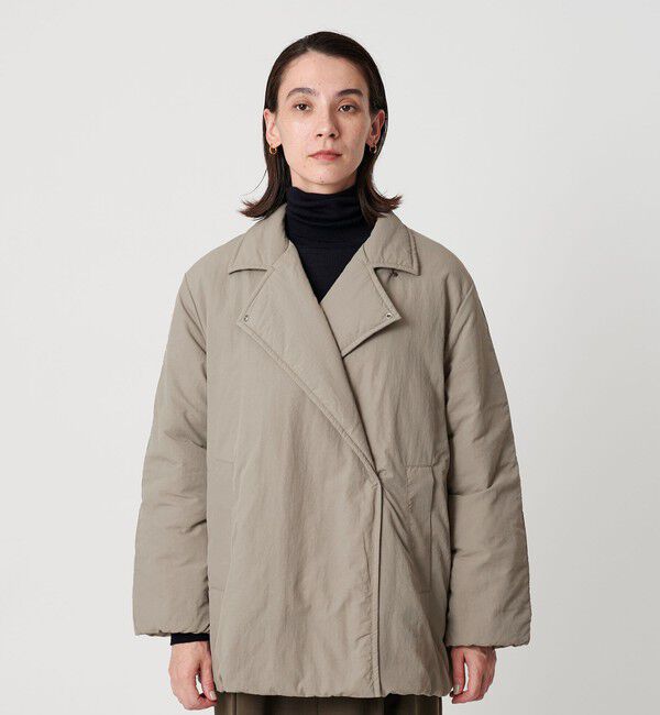 BEAUTY&YOUTH UNITED ARROWS「【WEB限定 Wardrobe DAILY MINIMAL】テーラード ナイロンパッファーブルゾン ウォッシャブル」|ブルゾン・スタジャン|