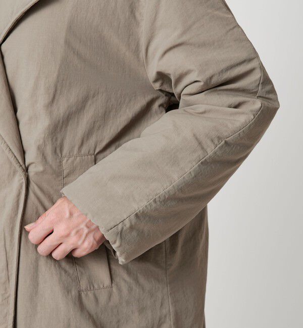 BEAUTY&YOUTH UNITED ARROWS「【WEB限定 Wardrobe DAILY MINIMAL】テーラード ナイロンパッファーブルゾン ウォッシャブル」|ブルゾン・スタジャン|