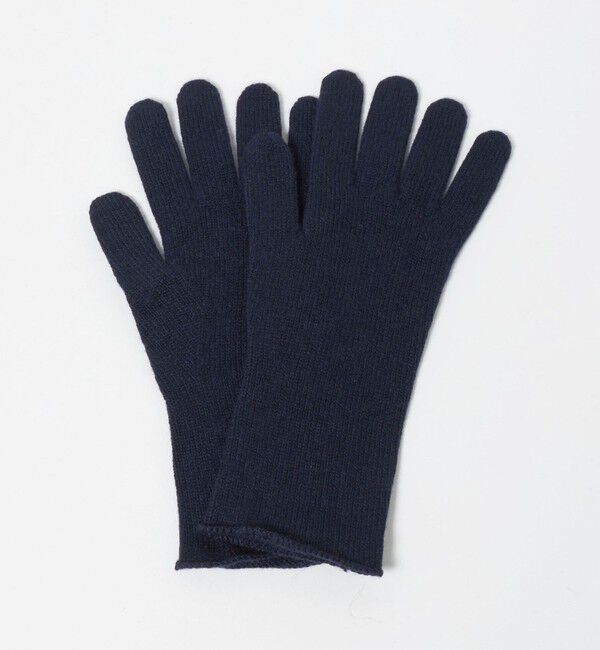 STEVEN ALAN「＜Steven Alan＞カシミヤ ロール グローブ」|手袋|NAVY
