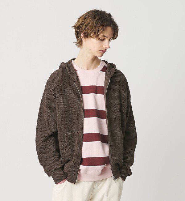 California General Store「＜CGS.＞ ペーパー コットン ジップ パーカー」|パーカー|DK.BROWN