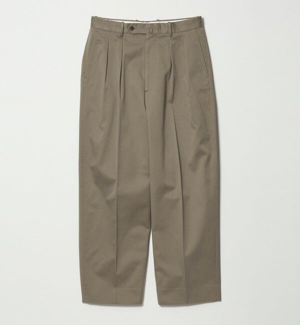 STEVEN ALAN「＜Steven Alan＞ ウエポン ニドム イン ツープリーツ ドレス トラウザーズ」|スラックス|MD.GRAY