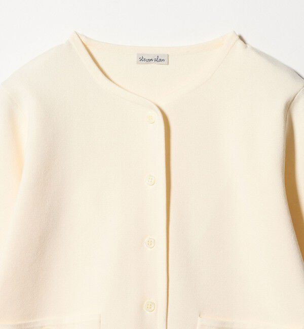 STEVEN ALAN「＜Steven Alan＞ミラノリブ ショートカーディガン」|カーディガン|