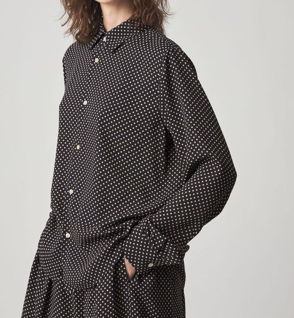 STEVEN ALAN「＜Steven Alan＞ドット プリント シャツ」|シャツ・ブラウス|