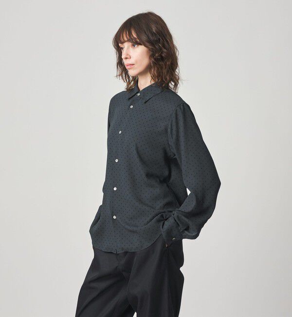 STEVEN ALAN「＜Steven Alan＞ドット プリント シャツ」|シャツ・ブラウス|