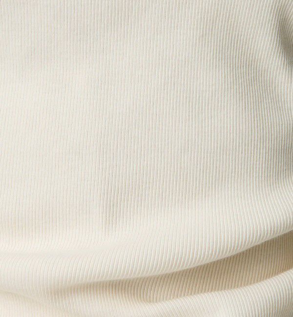 BEAUTY&YOUTH UNITED ARROWS「コットンリブ リボンギャザーカットソー」|Tシャツ・カットソー|