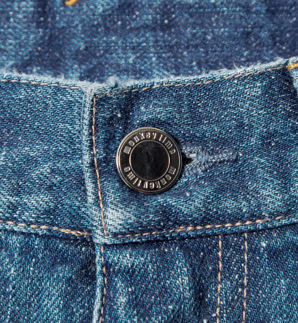 MONKEY TIME「ネップ デニム バギー パンツ」|チノ|