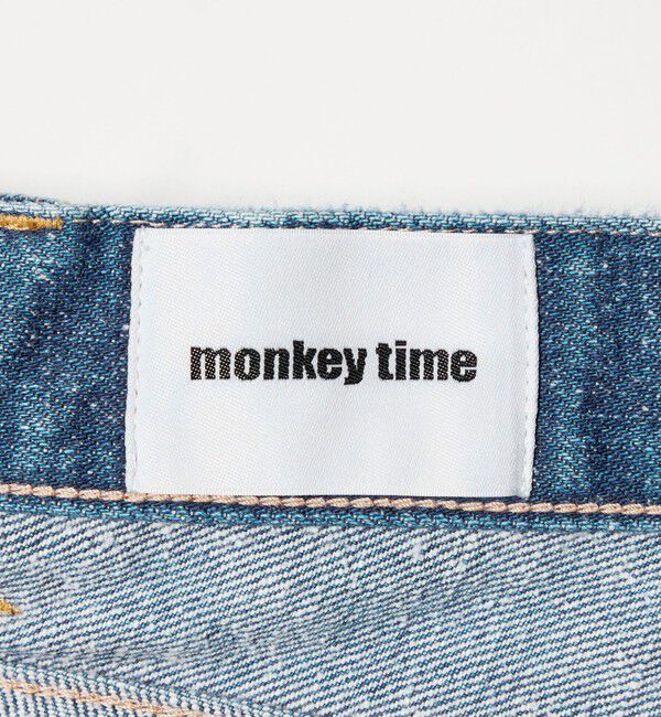 MONKEY TIME「ネップ デニム バギー パンツ」|チノ|