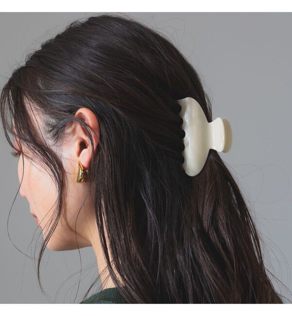 Demi-Luxe BEAMS 「ミディアム ヘアクリップ」|その他|象牙