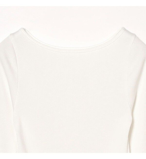 Demi-Luxe BEAMS 「丸胴 テレコ 長袖 Tシャツ」|Tシャツ・カットソー|