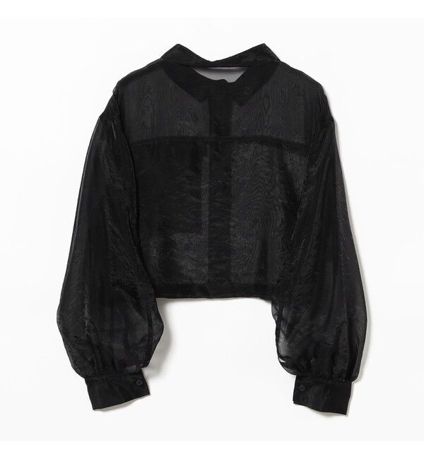 Ray BEAMS 「シアー クロップド シャツ」|シャツ・ブラウス|